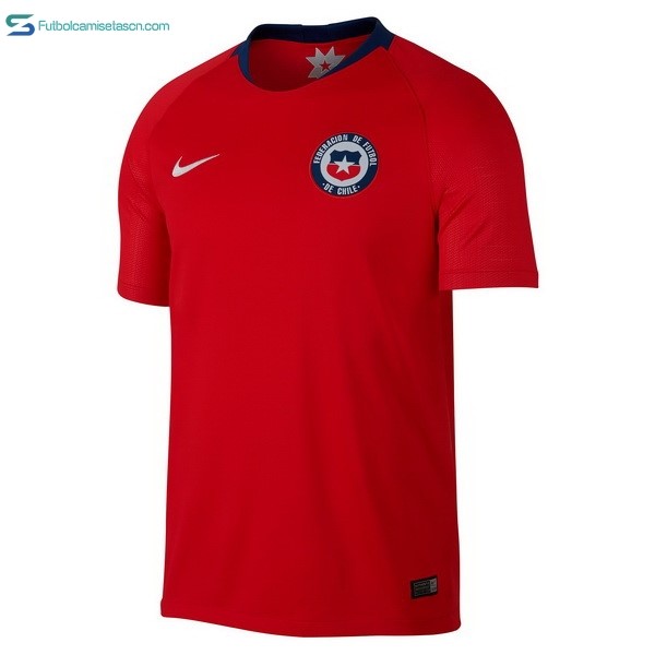 Camiseta Chile 1ª 2018 Rojo